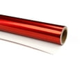 thumbnail image 1 of CleverDelights Metallic Red Wrapping Paper - 30" x 300" Jumbo Roll - 62.5 Sq Ft Paper, 1 of 6