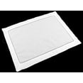 thumbnail image 1 of CleverDelights White Hemstitch Placemats - 6 Pack - 14" x 20" - 100% Linen, 1 of 4