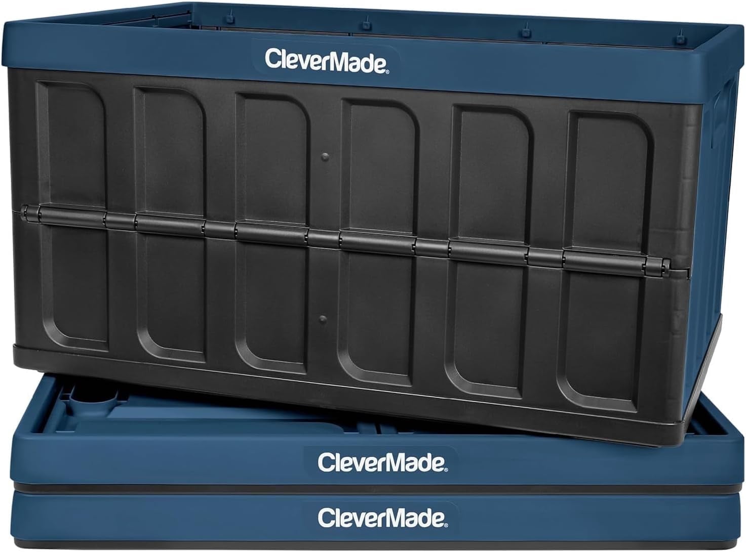 Free Shipping! CleverMade 3 Pack Stackable Collapsible Storage Bin No ...