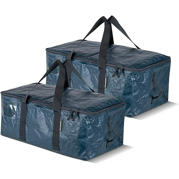 CleverMade 2pk Storage Duffel - 41L - Ocean (2PK)