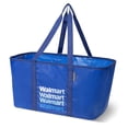 thumbnail image 1 of CleverMade 50L Collapsible Utility Tote Bag, Reusable Grocery Bag & Storage Organizer, Blue, 1 of 9