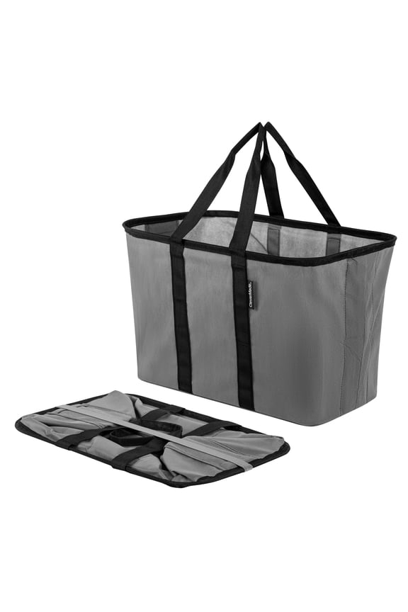 Collapsible EcoBasket Tote - 30L - Shadow Gray/Midnight Black