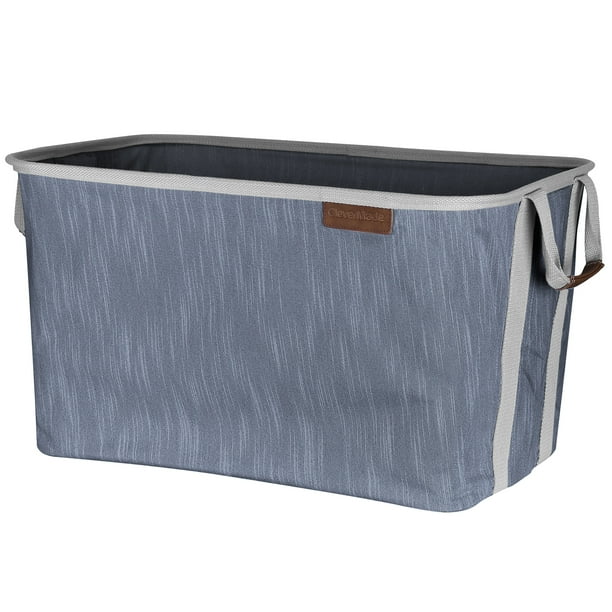 CleverMade Collapsible Fabric Laundry Basket Durable Pop Up Storage