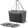 thumbnail image 1 of CleverMade Collapsible Laundry Tote MAX - Shadow Gray/Stone Gray (2PK), 1 of 7