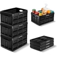 thumbnail image 1 of CleverMade Collapsible Storage Bin 32L Stackable, Obsidian 3 Pack, 1 of 9