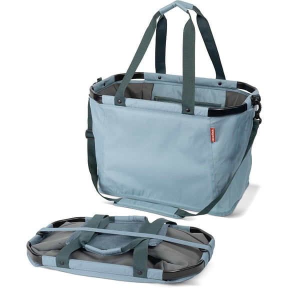 CleverMade Gear Hauler Pro 55L Collapsible Heavy-Duty Utility Tote, Tide Foam