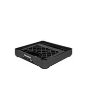 CleverMade MilkCrates Plastic 25L Collapsible Utility Crate, Black (3-Pack)