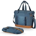 thumbnail interactive-video image 1 of CleverMade Pacifica 30-Can Foldable Cooler Bag, Leakproof Insulated Soft Cooler, Ocean/Cognac, 1 of 9