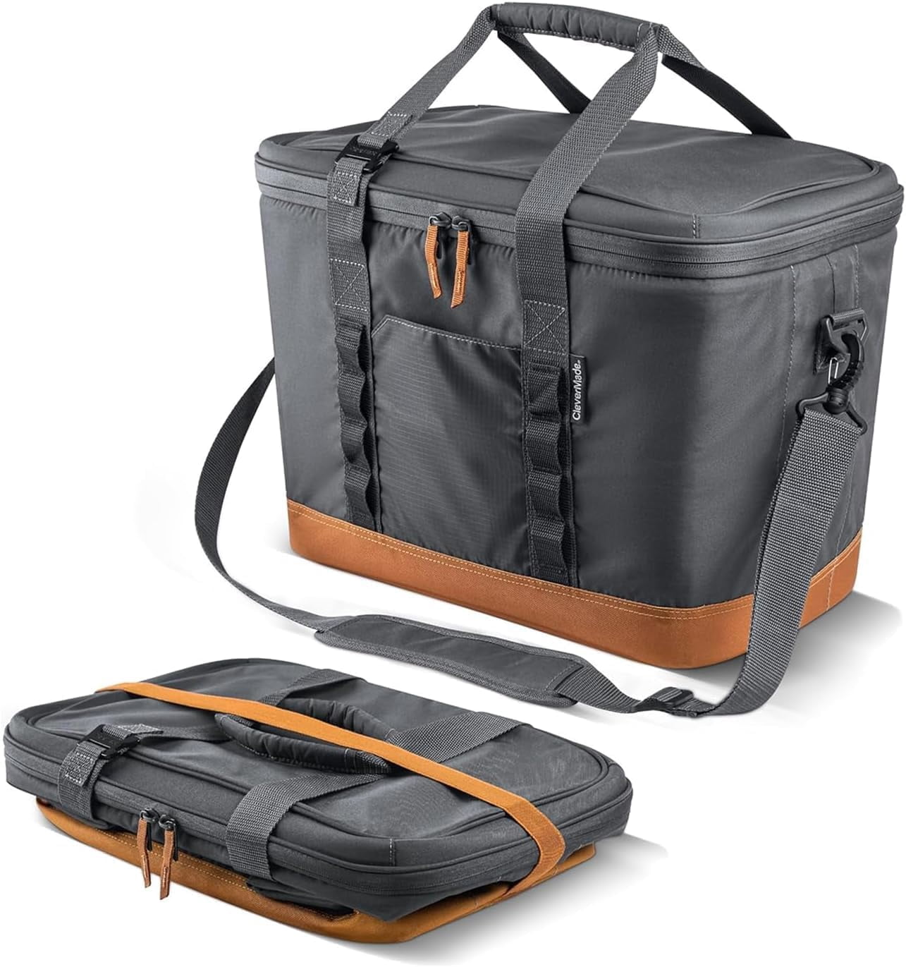 Collapsible Pacifica Cooler - 50 Can - Cool Gray/Cognac