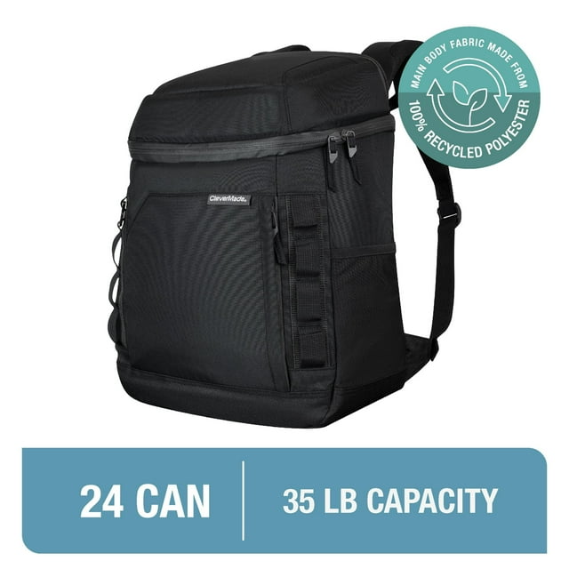 CleverMade PCBAC42030000 Pacifica Backpack Cooler(Midnight/Black)