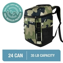 CleverMade Pacifica Backpack Cooler, 24 Can, Camo