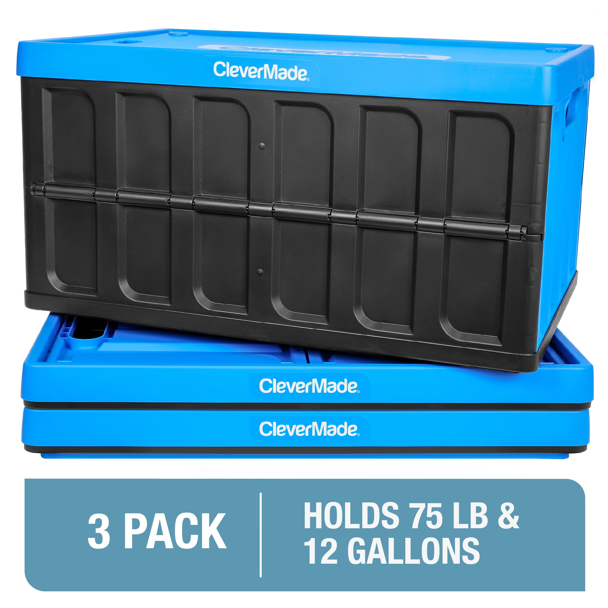 Best Buy: CleverMade Durable Stackable Collapsible Storage Bins