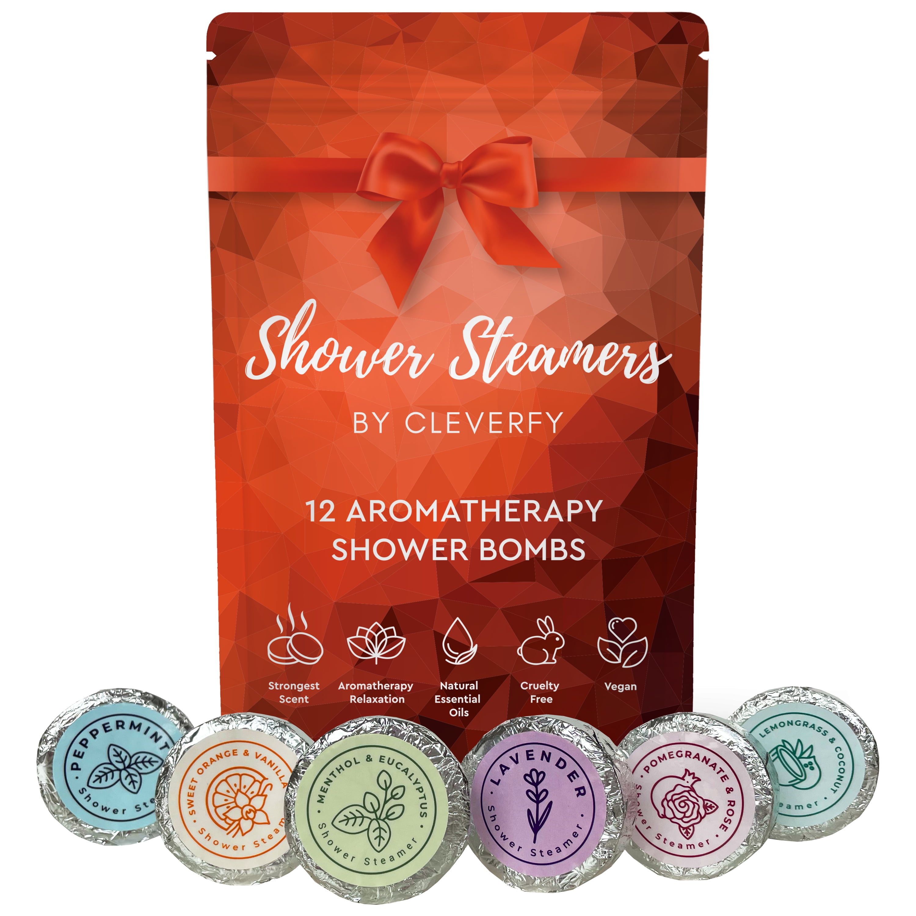Cleverfy Shower Steamers Aromatherapy. Christmas Gifts and Stocking