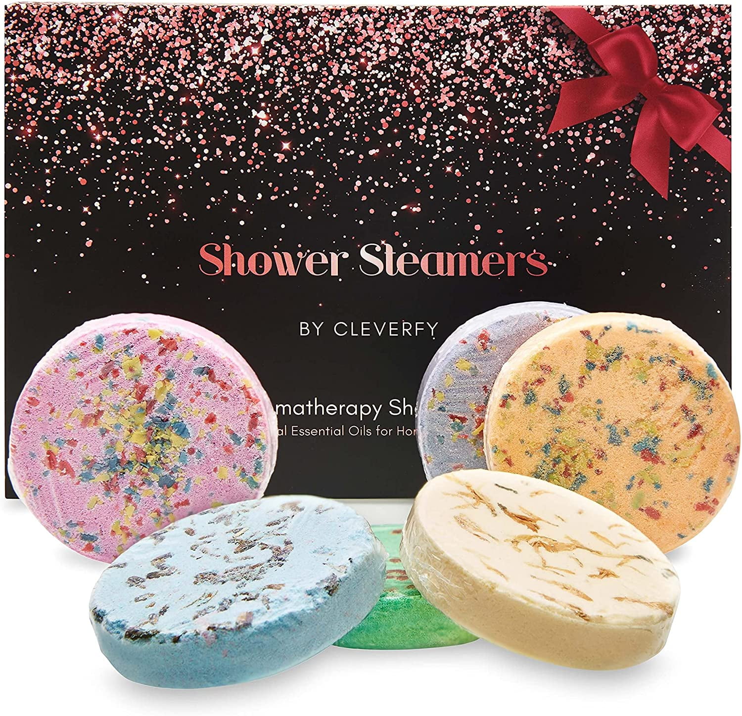 Cleverfy Shower Steamers Aromatherapy. Christmas Gifts for Women and