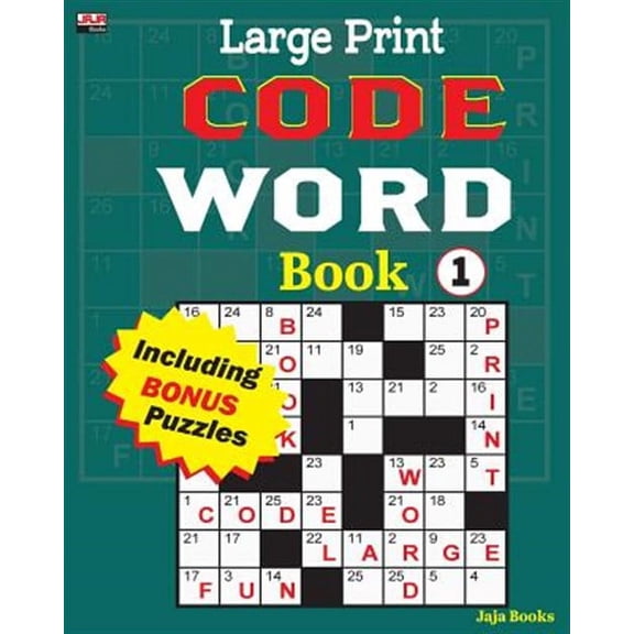 Cleverly Crafted Codeword: Large Print CODE WORD Book 1 (Paperback)(Large Print)