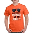 thumbnail image 1 of Cleverly Disguised As An Adult T-Shirt Men -Smartprints Designs, Male Small, 1 of 4