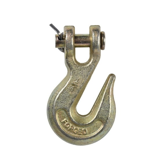 Clevis Grab Hook Tow Chain End G70 1/4" f Flatbed Trailer Tie Down Hauling Rig