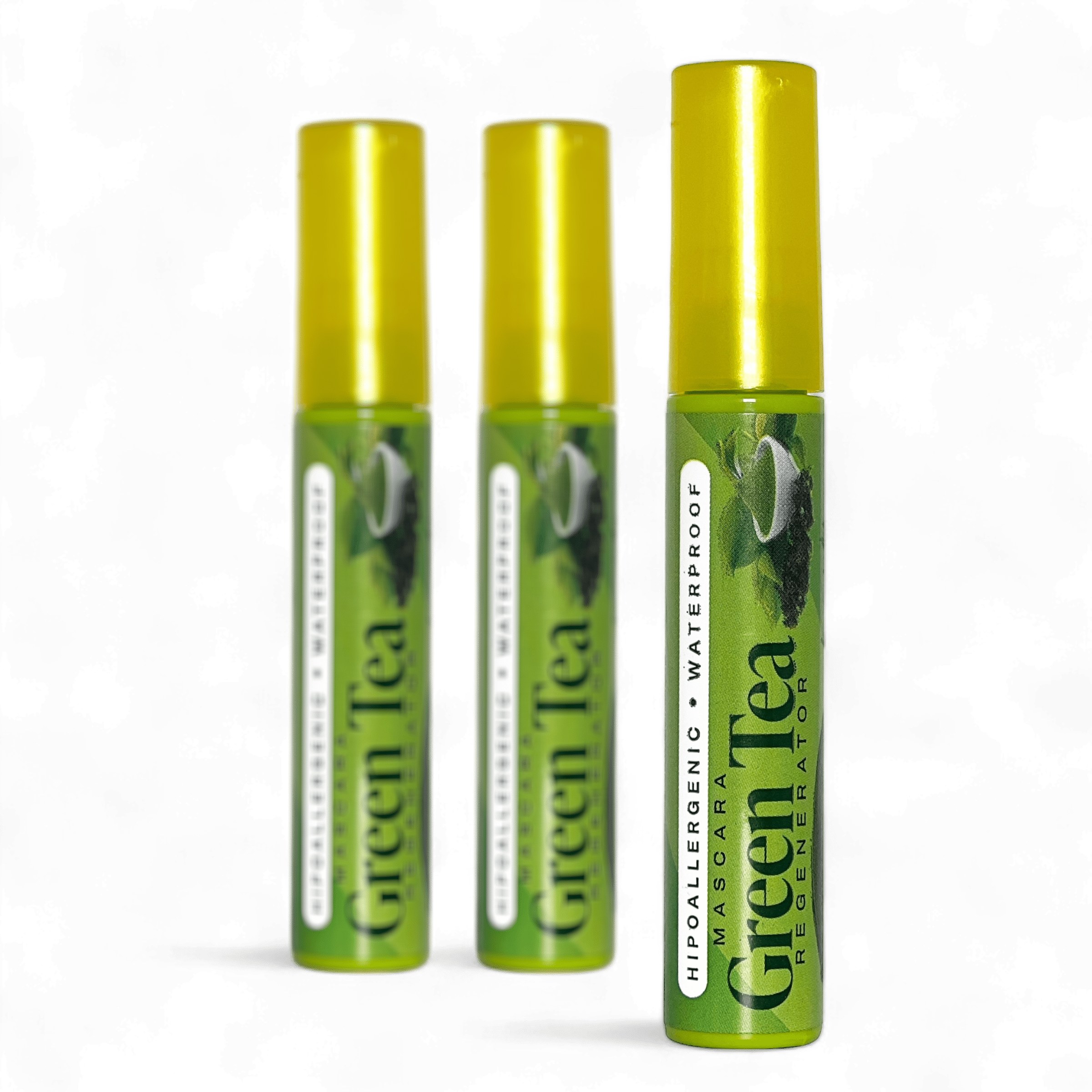 Clevone 3 pack Mascara Green Tea Waterproof Regenerator High