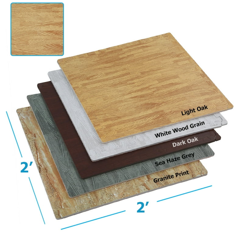 Get Rung Oak Woodgrain Fitness Mat with Interlocking Foam Tiles for Gym Flooring. Excellent for Pilates, Yoga, Aerobic Cardio Work Outs and Kids Playrooms. Perfect Exercise Mat(WOOD, 24SQFT) Get Rung Oak Woodgrain Fitness Mat with Interlocking Foam Tiles for Gym Flooring. Excellent for Pilates, Yoga, Aerobic Cardio Work Outs and Kids Playrooms. Perfect Exercise Mat(WOOD, 24SQFT)