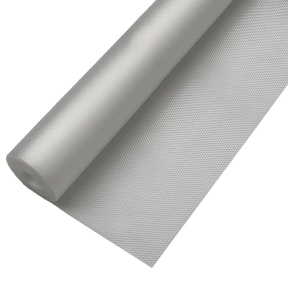 Clevr Premium 18 in. x 15 ft. Non-Adhesive Shelf Liner for Kitchen, Bathroom, Office, Laundry, Clear