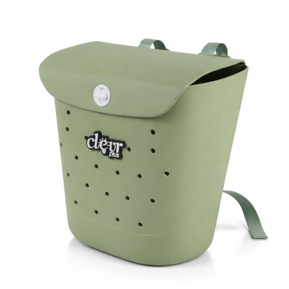 ClevrPlus Convertible Beach Tote Backpack, Green  Waterproof EVA Beach Bag with