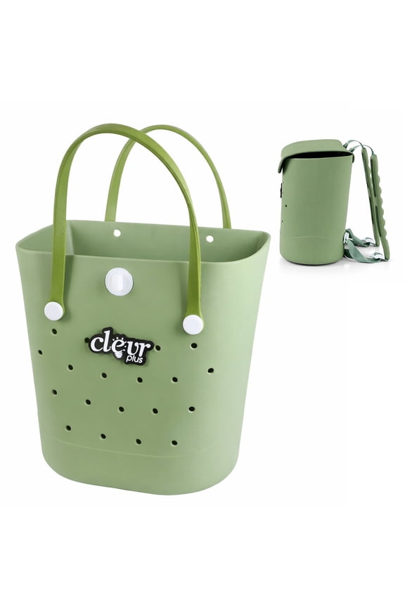 Convertible Beach Tote Backpack, Green