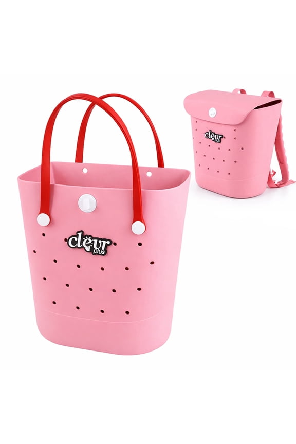 Convertible Beach Tote Backpack, Pink – Unisex