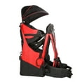 thumbnail image 1 of ClevrPlus  Deluxe Red Baby Backpack Hiking Carrier with Stand and Sun Shade, 1 of 8