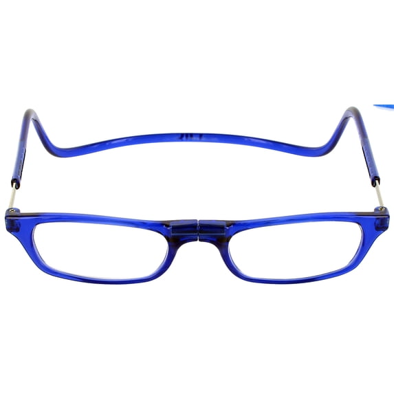 CliC Reader Single Vision Half Frame, Blue, + 1.25