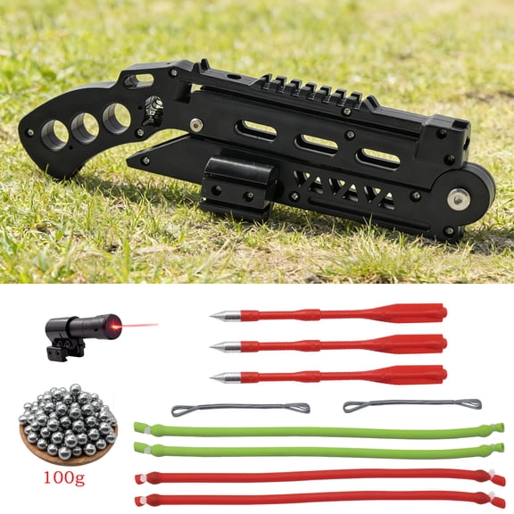 Clianle Foldable Hunting & Archery Slingshot Set for Shooting & Outdoor Adventures