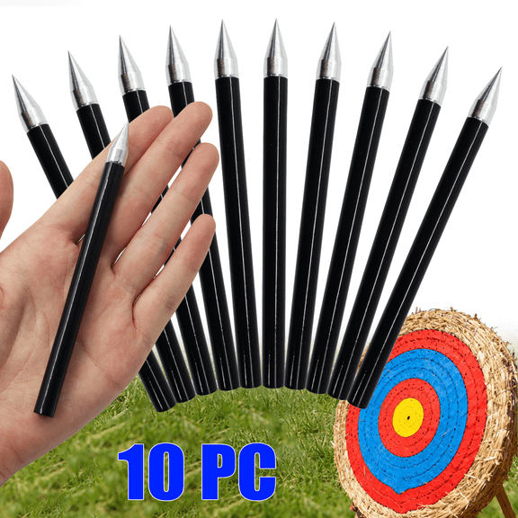 Clianle Small Crossbow Bolts,4.7 Inch Mini Crossbow Arrows for Adults Hunting Shooting Practice (10 Pack)