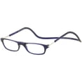 thumbnail image 1 of Clic Reader Eyeglasses Original Frosted Reflex Dk Blue Magnetic Readers Sz+1.50, 1 of 4