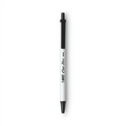 Clic Stic Ballpoint Pen Value Pack, Retractable, Medium 1 Mm, Black Ink, White Barrel, 24/pack | Bundle of 2 Packs