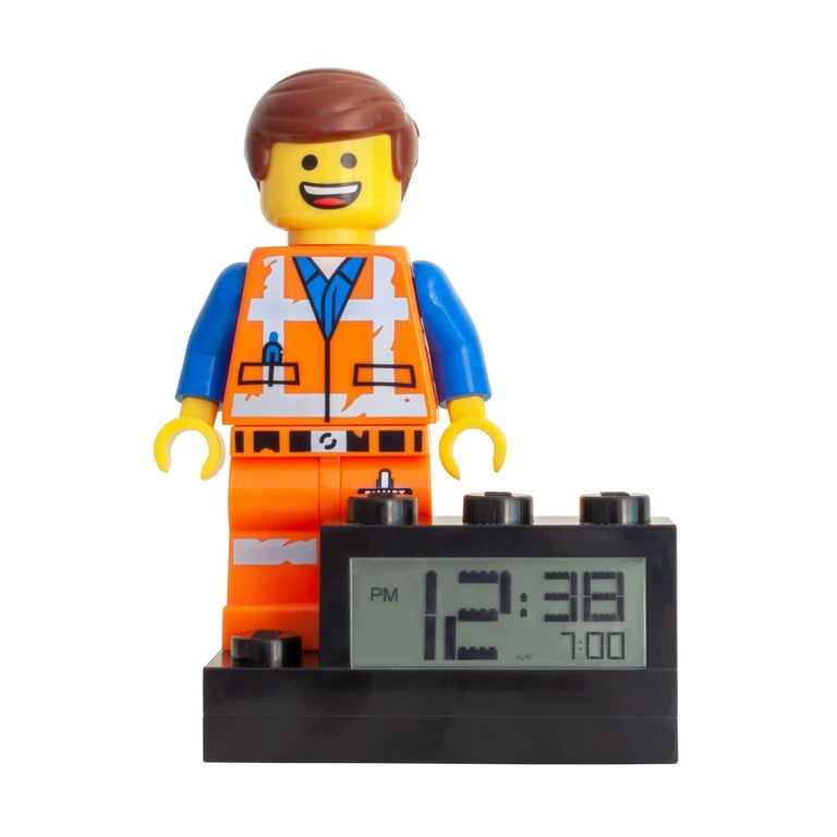 Clic Time - LEGO Movie 2 Light Up Minifigure Alarm Clock, Emmet -