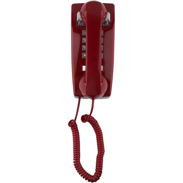 Clic Wall Phones for Landline with Mechanical Ringing, Retro Wall