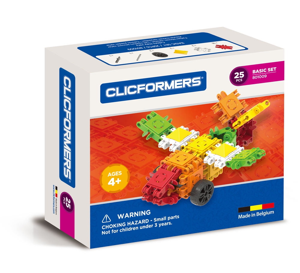 Clicformers Basic Airplane Set, 25 Piece