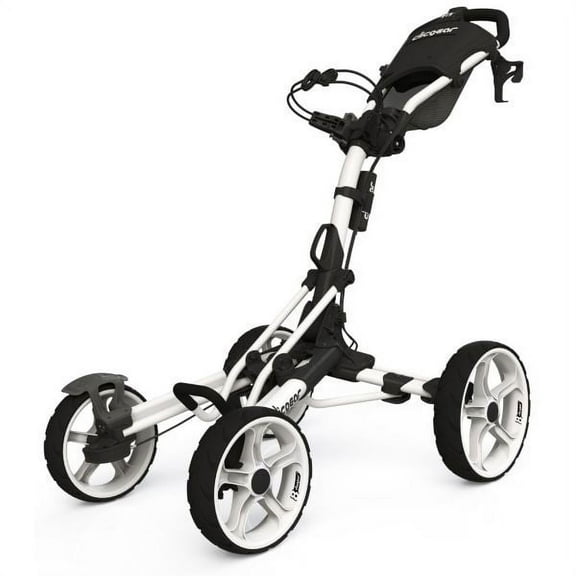Clicgear Model 8+ | 4-Wheel Golf Push Cart (White)