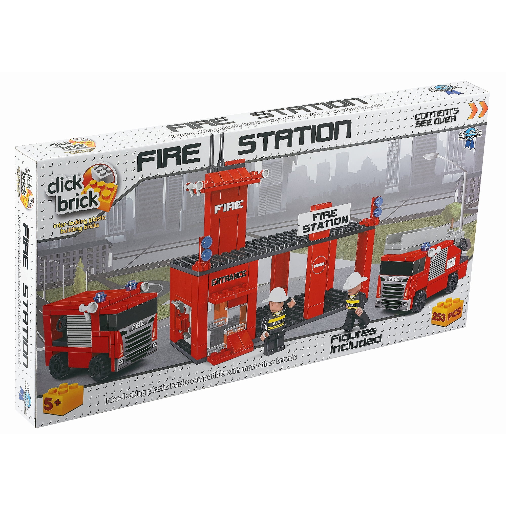 Click Bricks Fire 257-Piece Set - Walmart.com