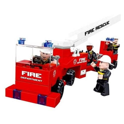 Click Bricks Fire Truck-199 Pc Set