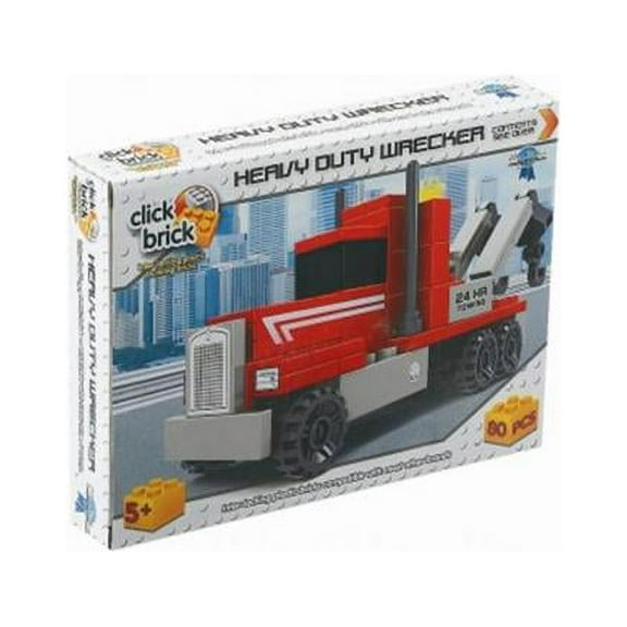 Click Bricks Heavy Duty Wrecker-80 Pc Se