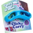 thumbnail image 1 of Click & Carry Grocery Bag Carrying Handle for Kitchen, Travel, or Home 1-Pack Blue, 1 of 15