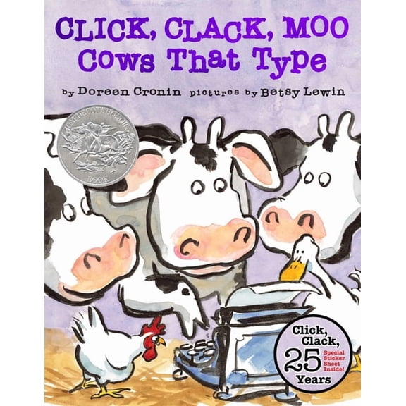 Click Clack Book Click, Clack, Moo (25th Anniversary Edition): Cows That Type, (Hardcover)
