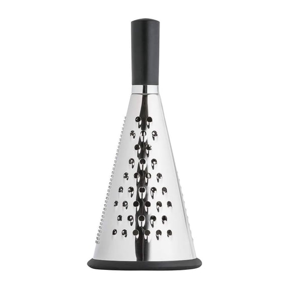 Click Clack Cone Grater | Grey/Chrome