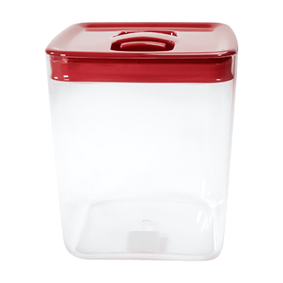 Click Clack 3.5 Quart Cube Storage Container | Red - Walmart.com