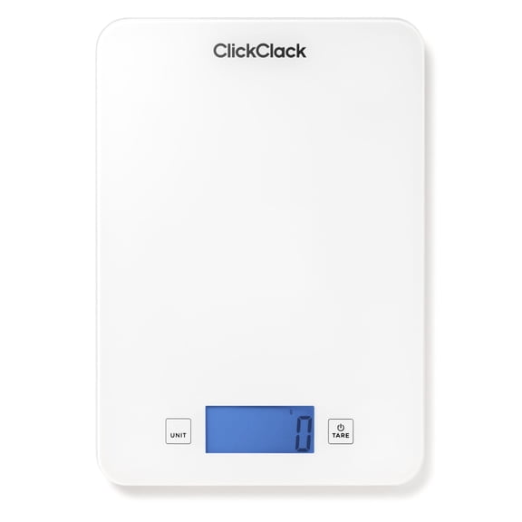 Click Clack Equip Kitchen Scale | White