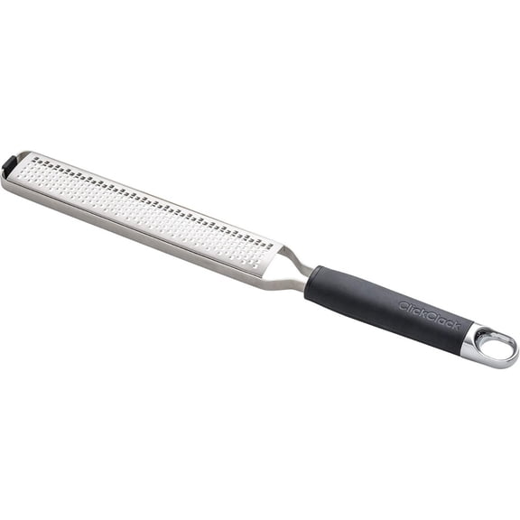 Click Clack Fine Zester | Grey/Chrome