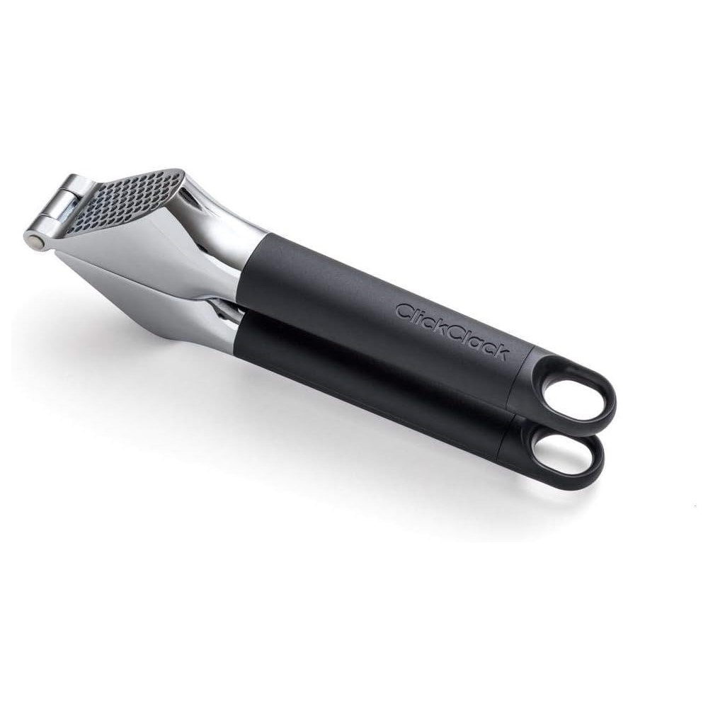 Click Clack Garlic Press | Grey/Chrome