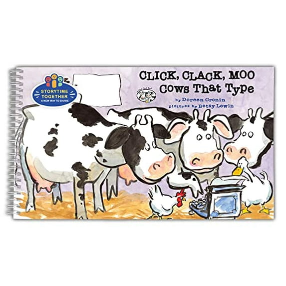Pre-Owned Click, Clack, Moo: Cows That Type (Storytime Together Edition) (Spiral-bound) 1665921587 9781665921589