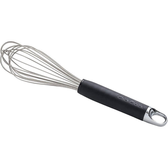 Click Clack Small Whisk | Grey/Chrome