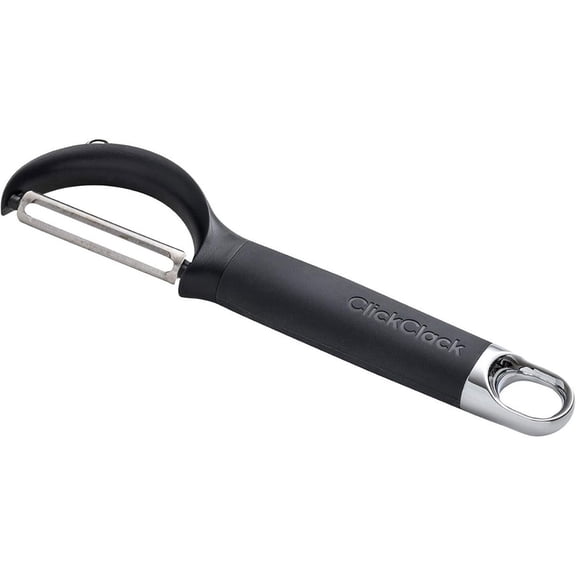 Click Clack Swivel Peeler | Grey/Chrome